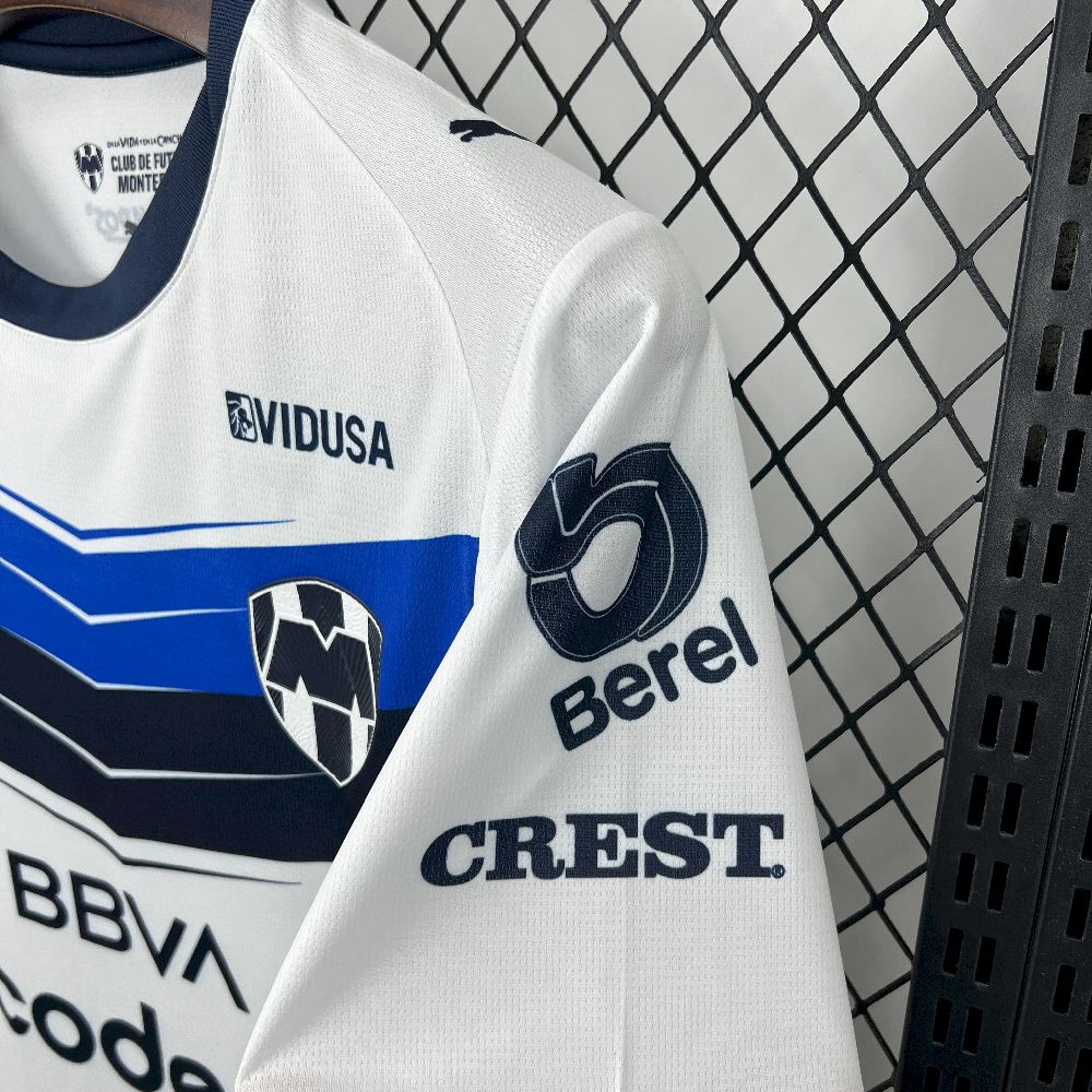 Camisa Monterrey Away 2025/26 Branca - Versão Torcedor