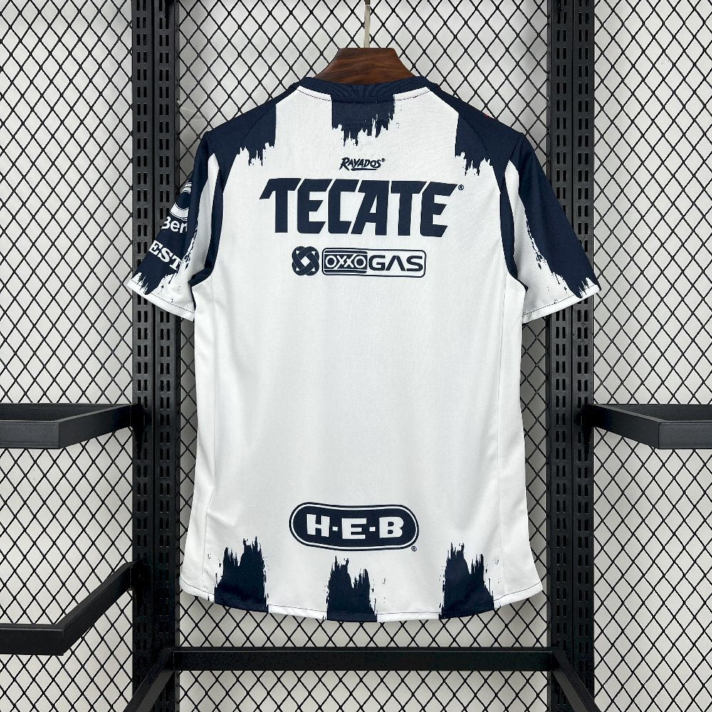 Camisa Monterrey Home 2025/26 Azul e Branca - Versão Torcedor