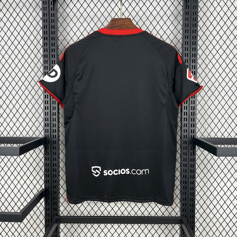 Camisa Sevilla Third 2025/26 Preta - Versão Torcedor