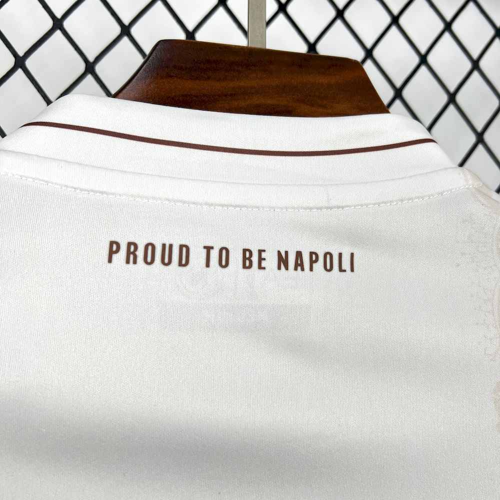 Camisa Napoli Away 2025/26 Branca - Versão Torcedor