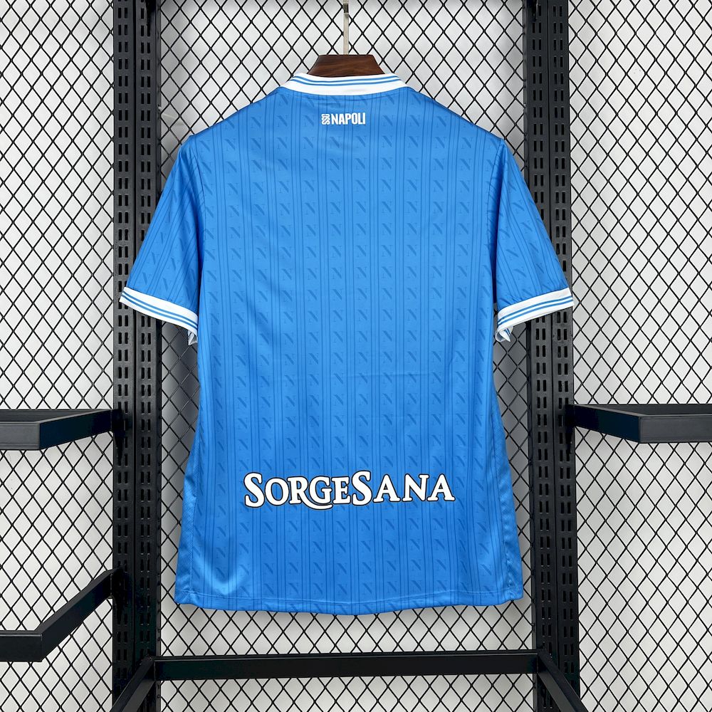 Camisa Napoli Home 2025/26 Azul - Versão Torcedor