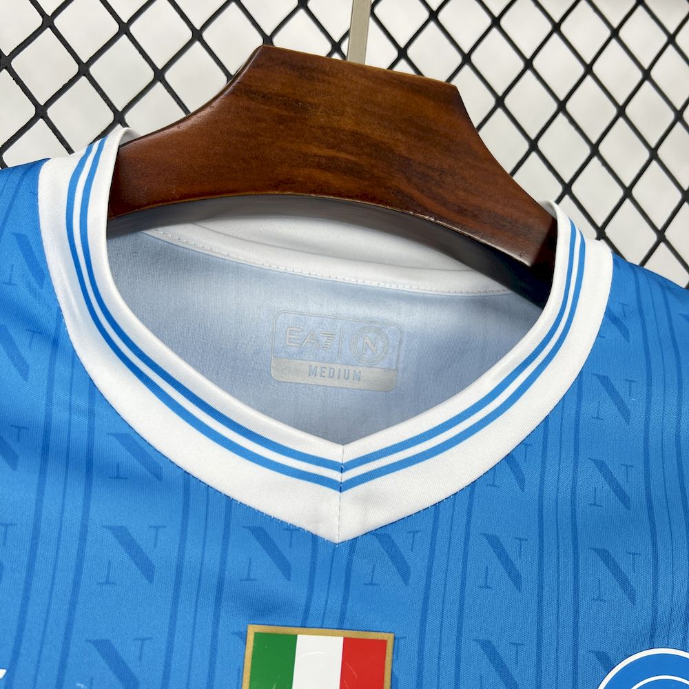 Camisa Napoli Home 2025/26 Azul - Versão Torcedor