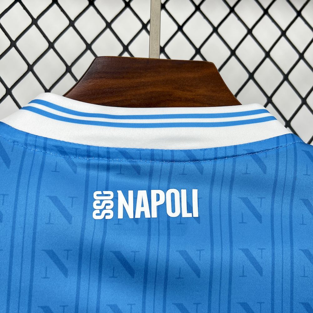 Camisa Napoli Home 2025/26 Azul - Versão Torcedor