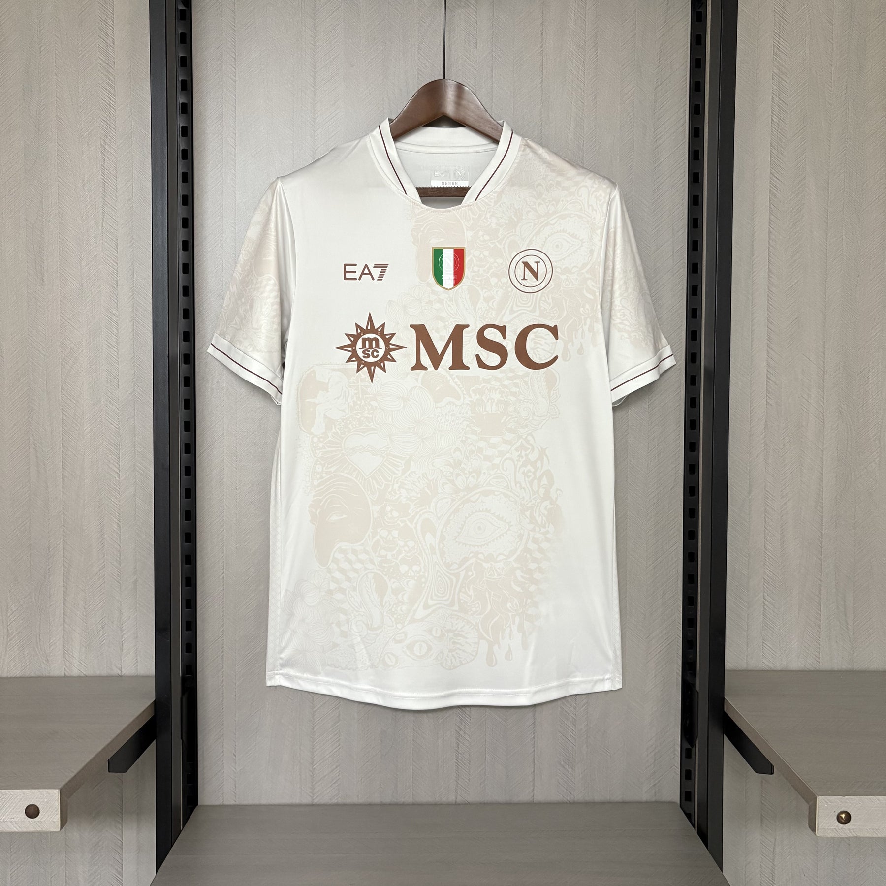 Camisa Napoli Away 2025/26 Branca - Versão Torcedor