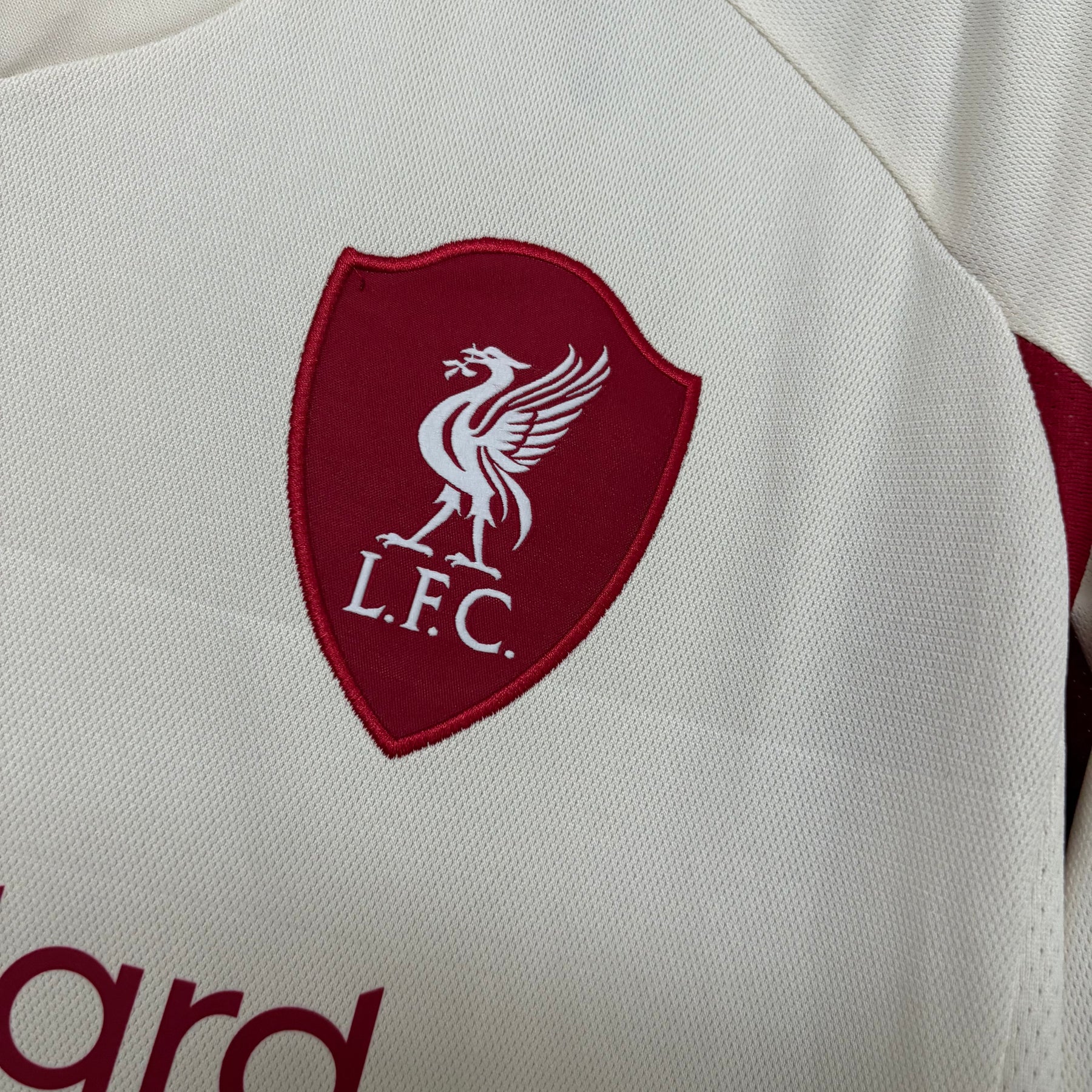 Camisa Liverpool Away 2025/26 Bege - Modelo Torcedor