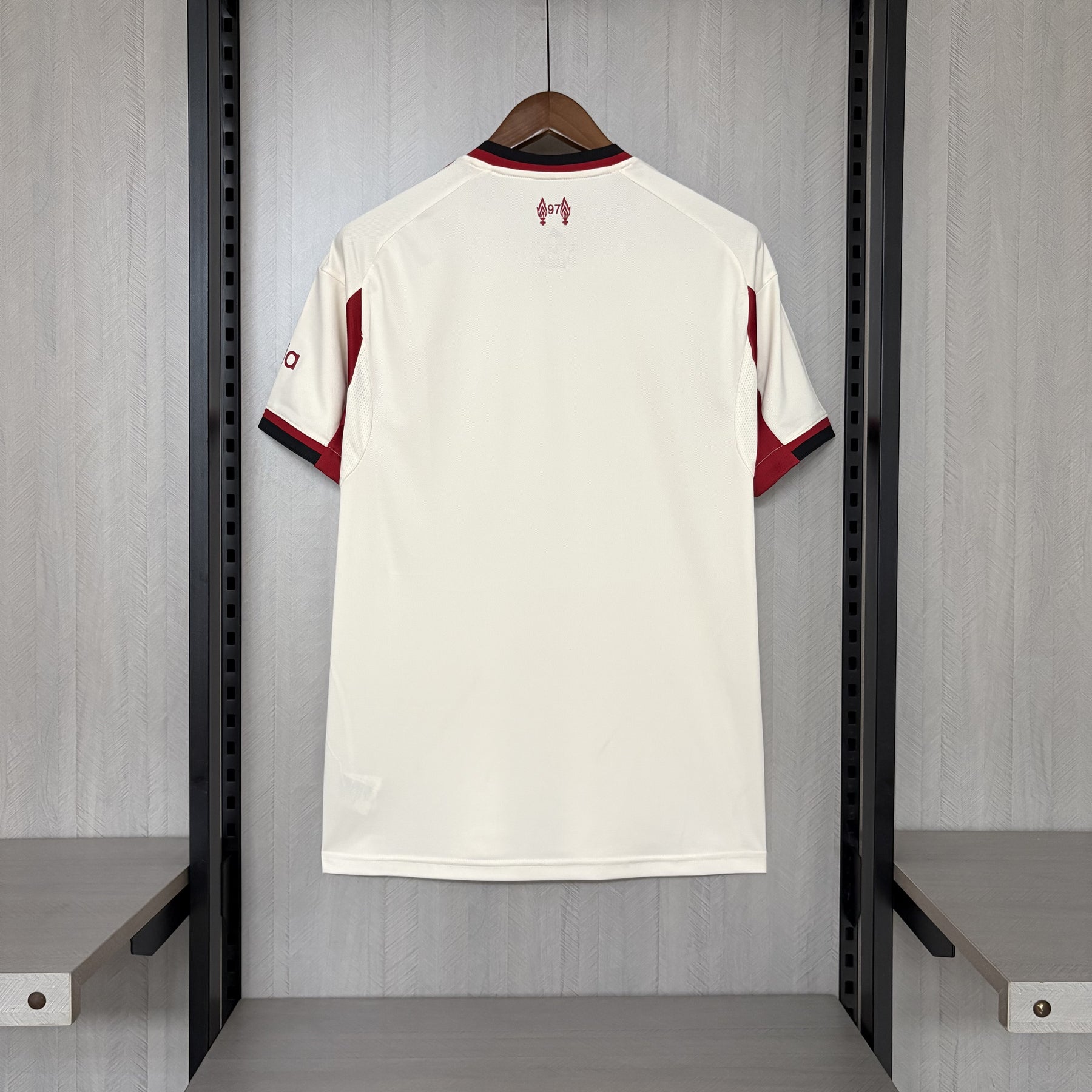 Camisa Liverpool Away 2025/26 Bege - Modelo Torcedor