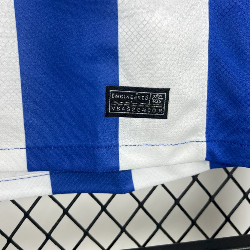 Camisa Brighton Home 2025/26 Azul e Branca - Versão Torcedor
