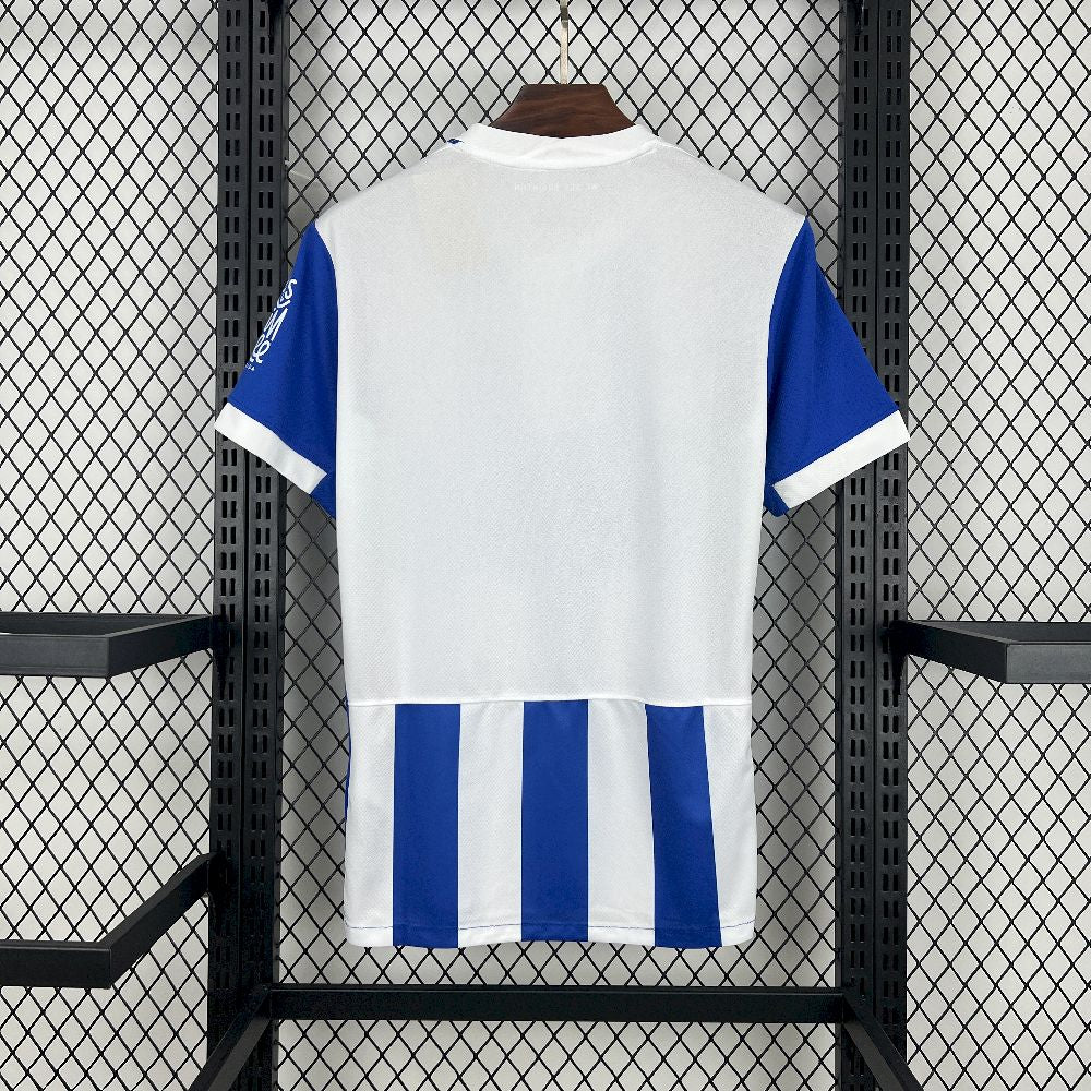 Camisa Brighton Home 2025/26 Azul e Branca - Versão Torcedor