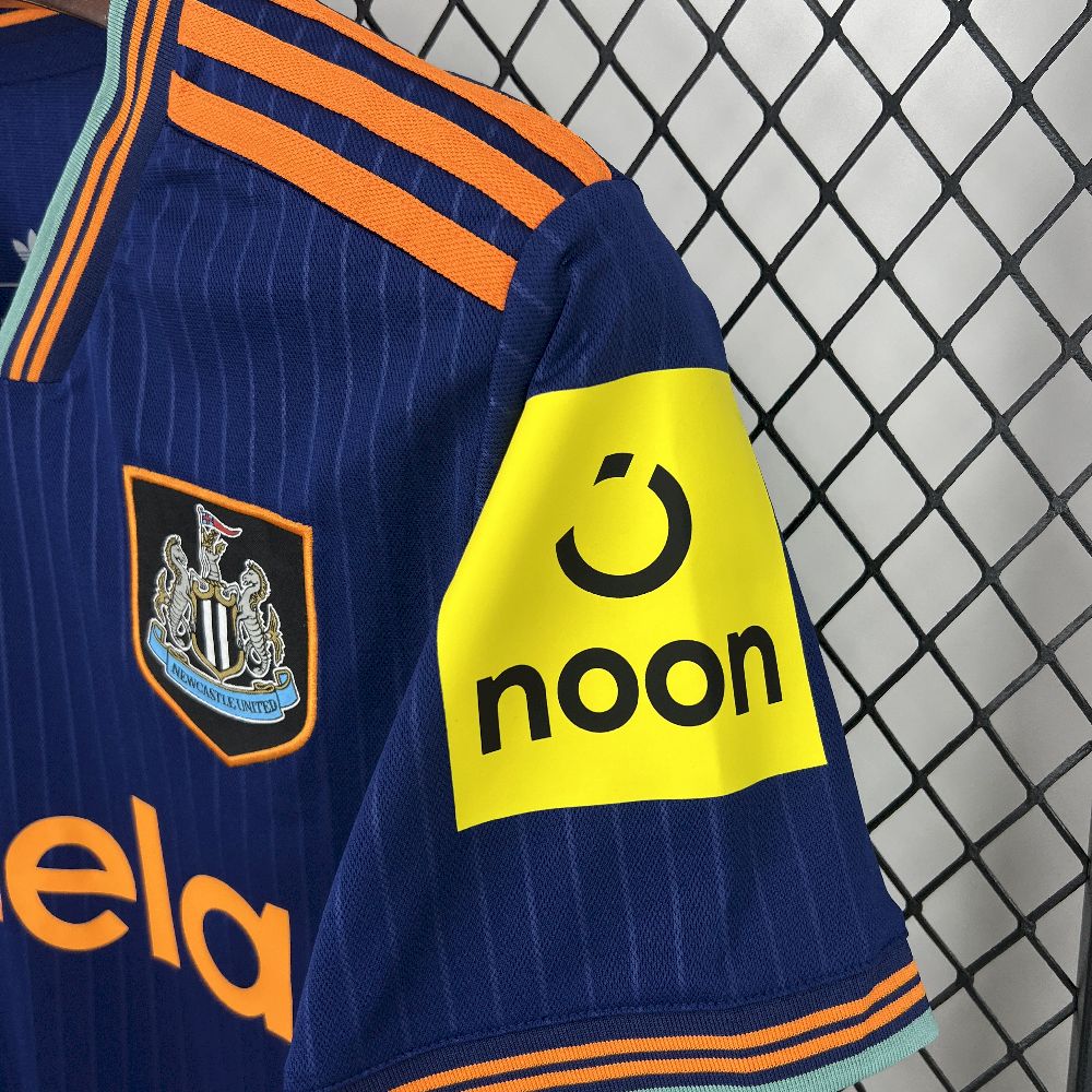 Camisa Newcastle Third 2025/26 Azul - Modelo Torcedor