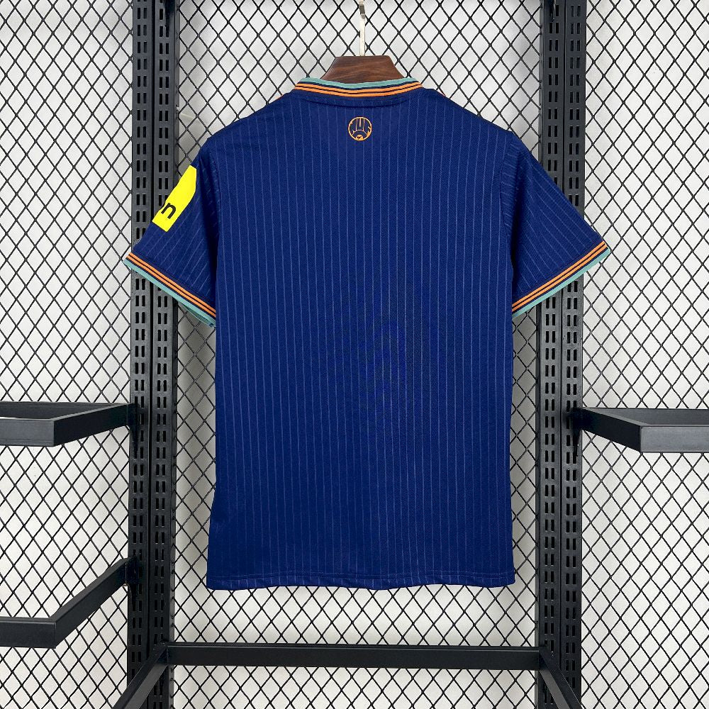 Camisa Newcastle Third 2025/26 Azul - Modelo Torcedor