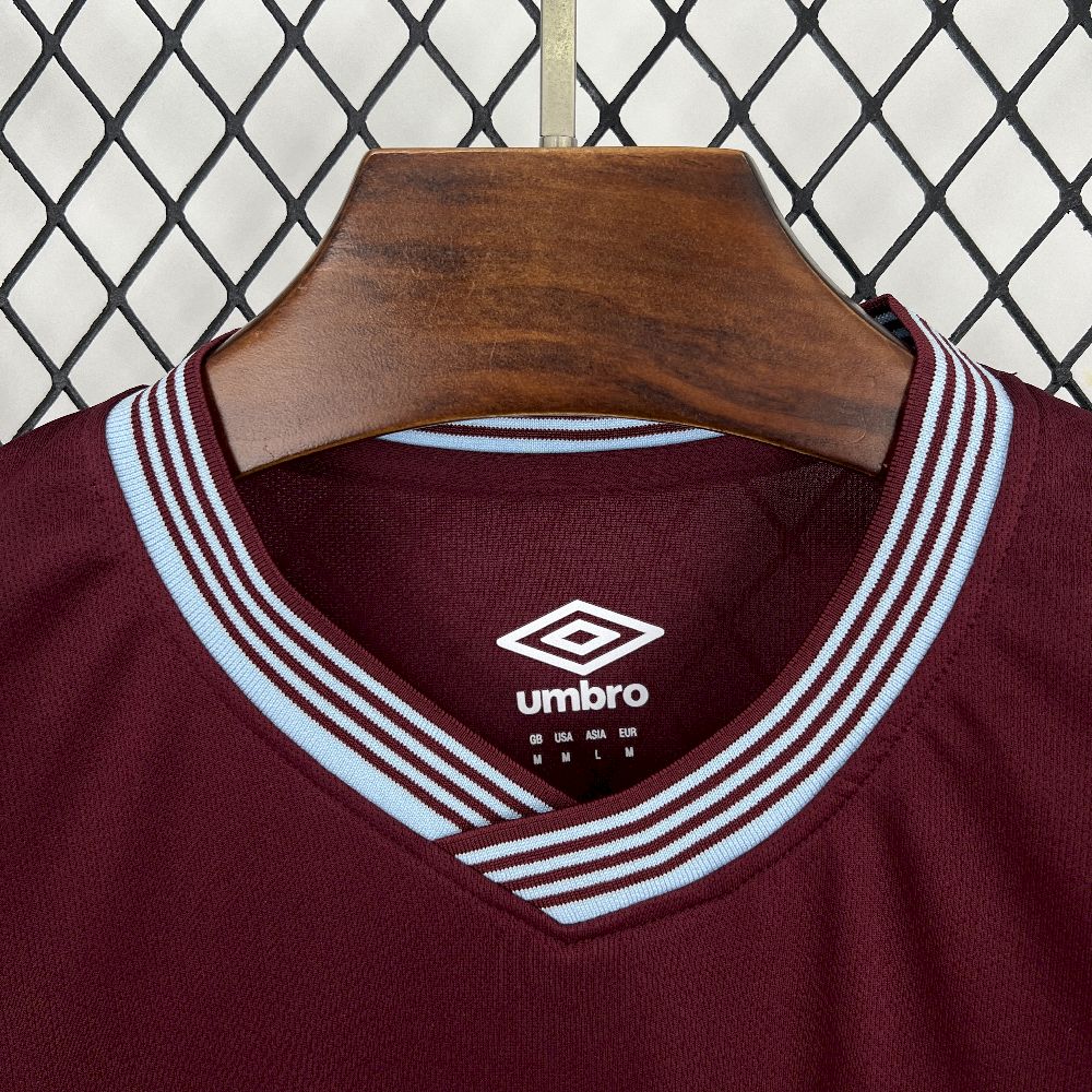 Camisa West Ham 2025/26 Home - Versão Torcedor