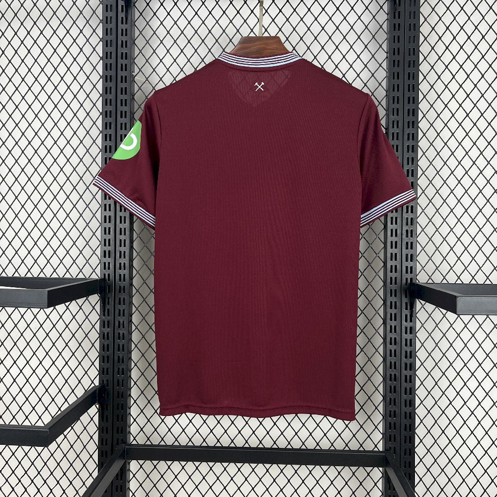Camisa West Ham 2025/26 Home - Versão Torcedor