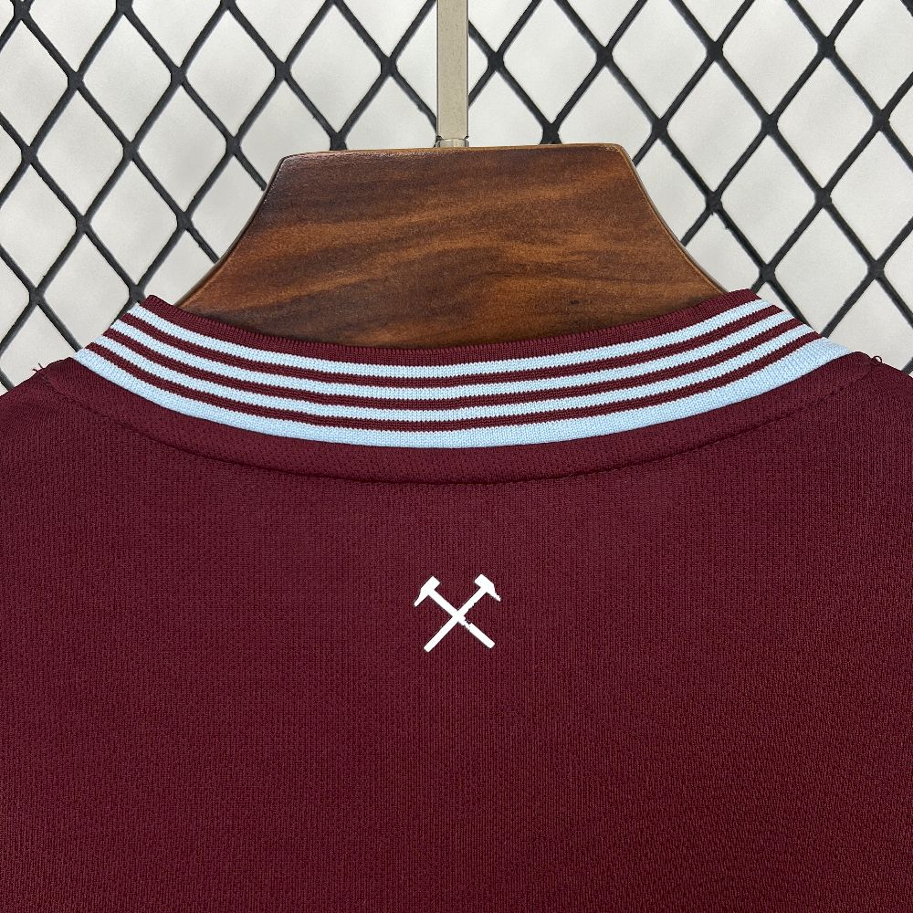 Camisa West Ham 2025/26 Home - Versão Torcedor