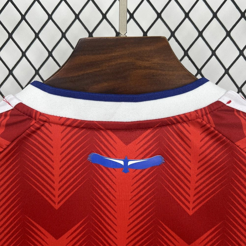 Camisa Seleção Chile Home 2025 Vermelha - Versão Torcedor