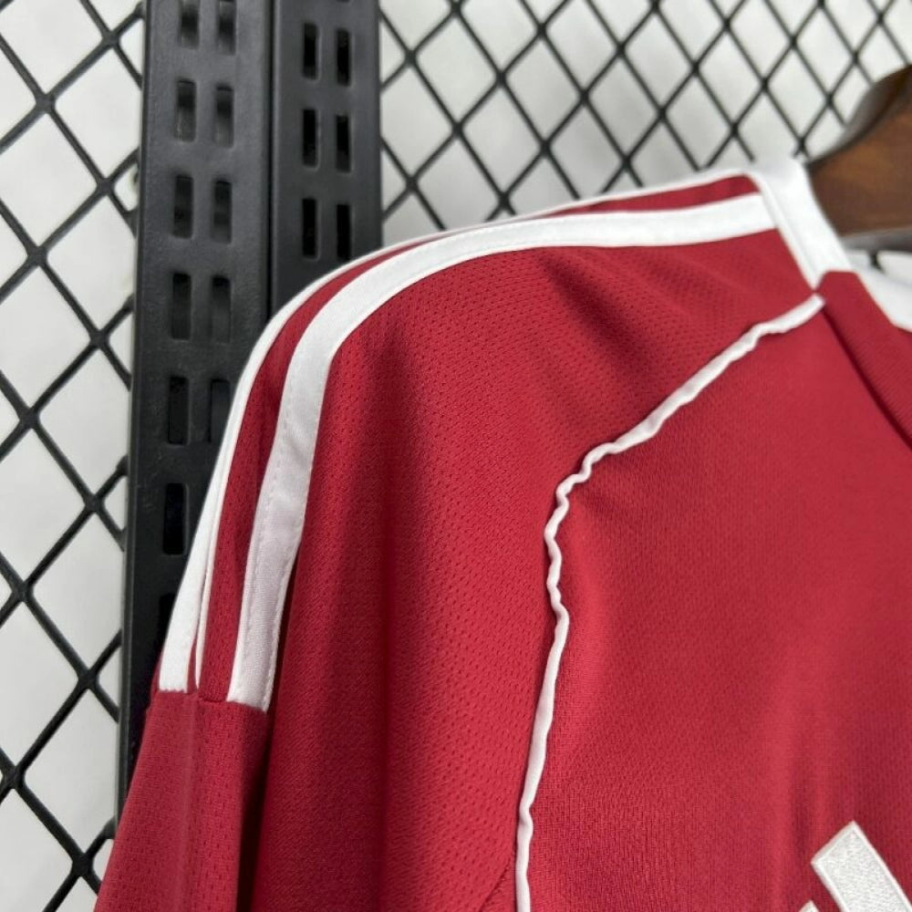 Camisa Liverpool Home 2025/26 Vermelha - Manga Longa