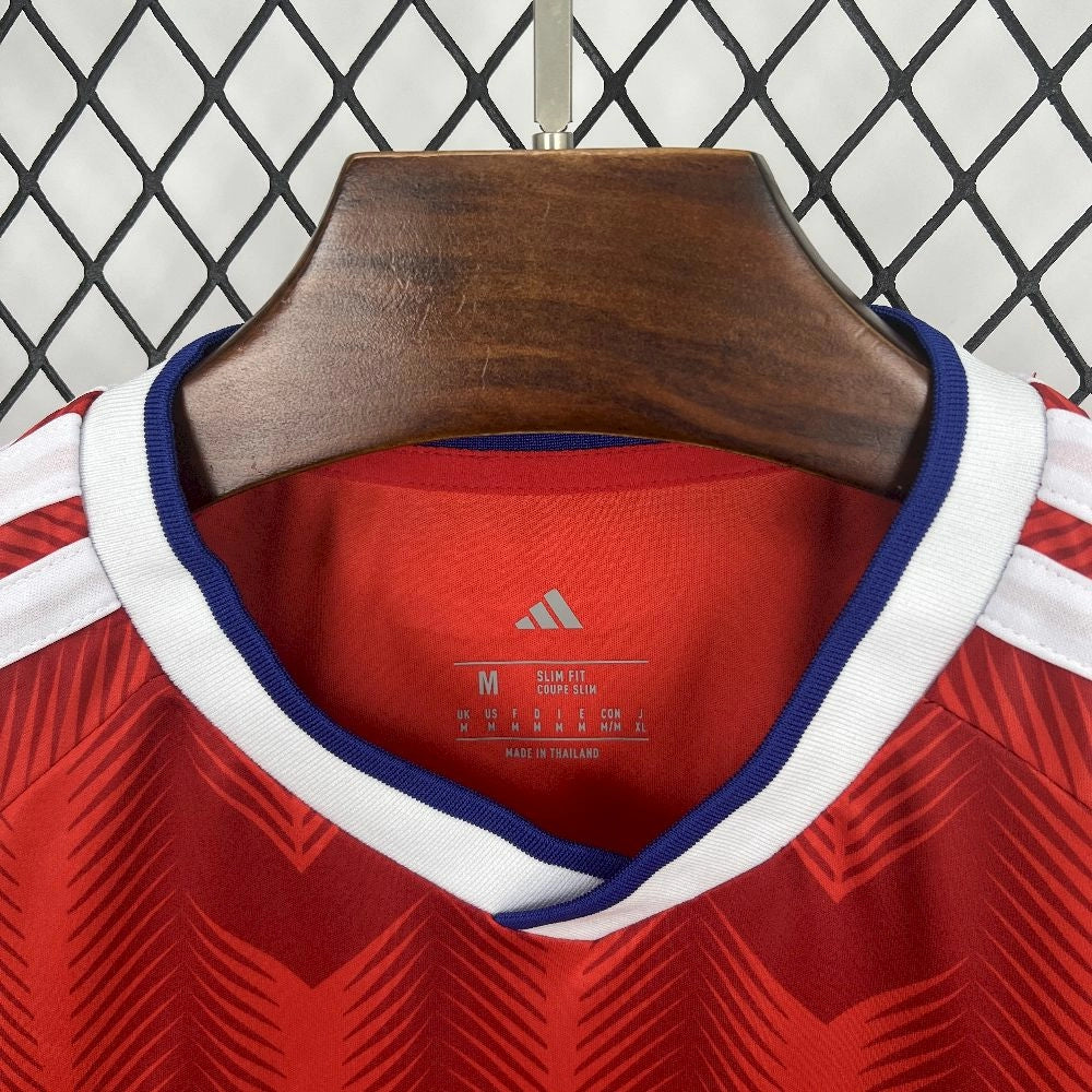 Camisa Seleção Chile Home 2025 Vermelha - Versão Torcedor