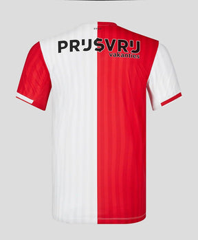 Camisa Feyenoord Home 2023/24 Vermelha e Branca - Versão Torcedor