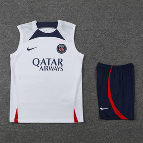 Conjunto Treino PSG 2022 Regata + Short - Versão Torcedor