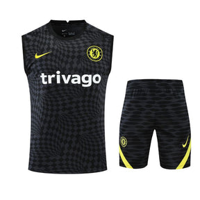 Conjunto Treino Chelsea 2021 Regata + Short - Versão Torcedor