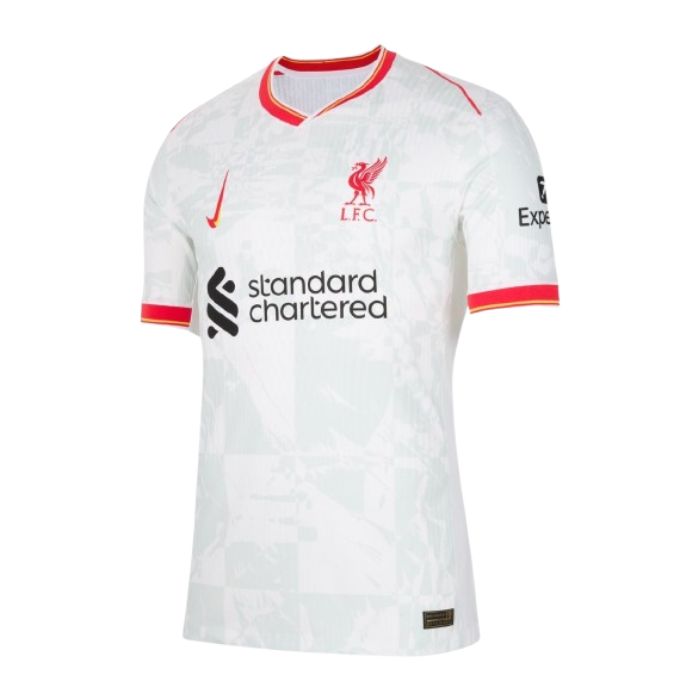 Camisa Liverpool lll 2024/25 Branca - Modelo Torcedor