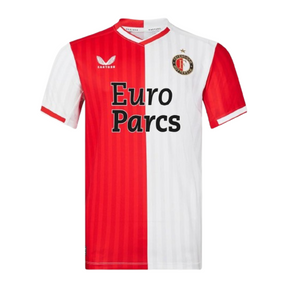 Camisa Feyenoord Home 2023/24 Vermelha e Branca - Versão Torcedor