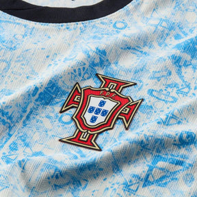 Camisa Seleção Portugal Away 2024 Azul e Branca - Versão Torcedor