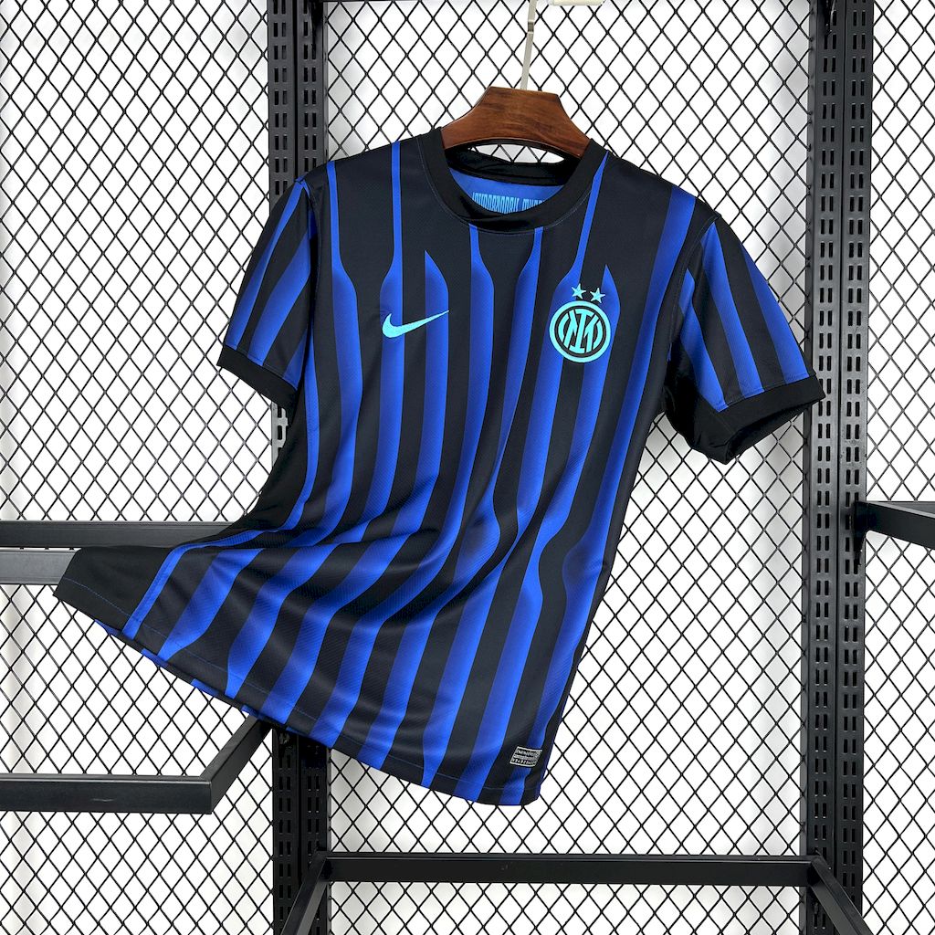 Camisa Inter de Milão Home 2025/26 Azul e Preta - Versão Torcedor