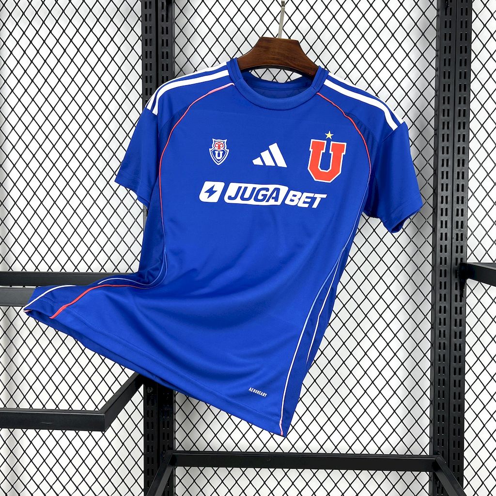 Camisa Universidade do Chile Home 2025/26 Azul - Versão Torcedor