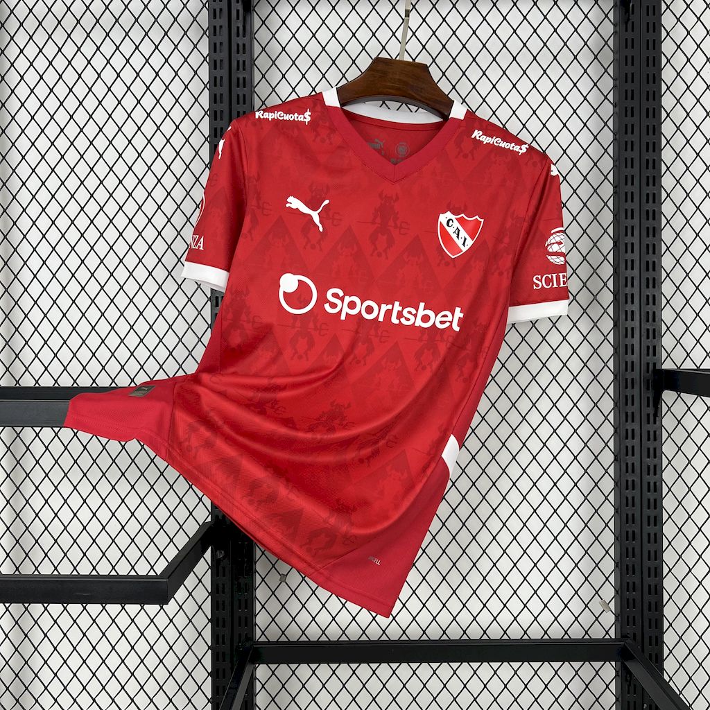 Camisa Independiente Home 2025/26 Vermelho - Modelo Torcedor