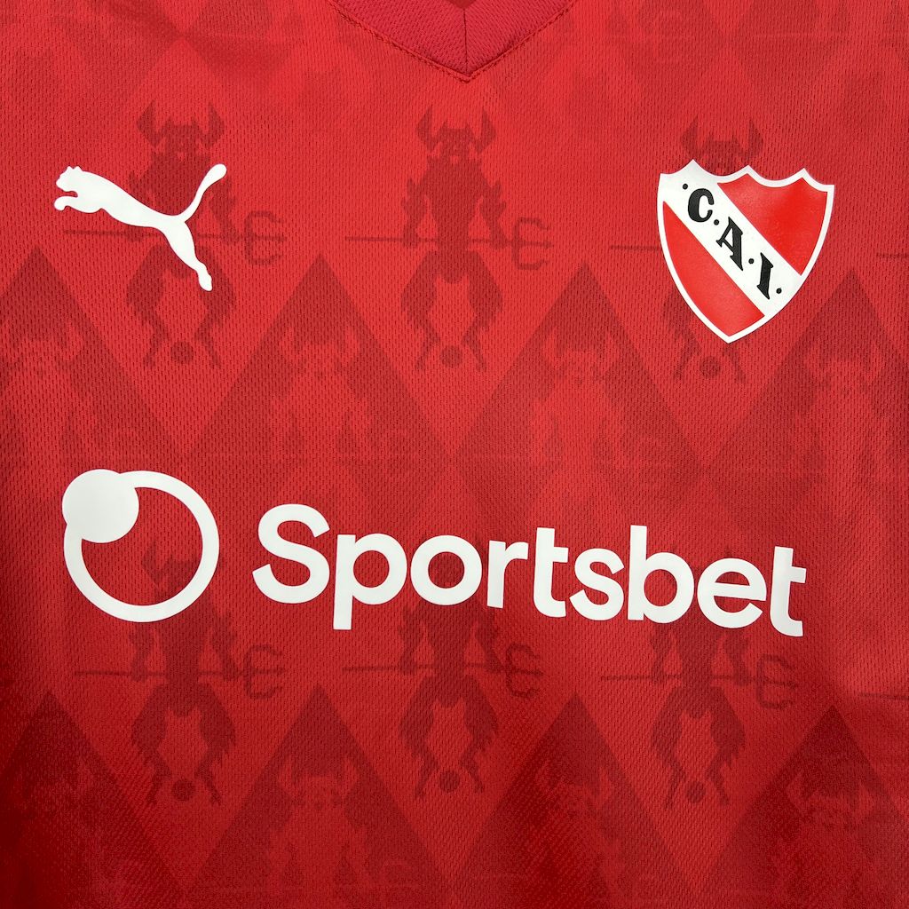 Camisa Independiente Home 2025/26 Vermelho - Modelo Torcedor