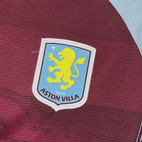 Camisa Aston Villa Home 2025/26 Vermelha e Azul - Versão Torcedor