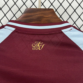 Camisa Aston Villa Home 2025/26 Vermelha e Azul - Versão Torcedor