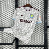 Camisa Aston Villa Third 2025/26 Branca - Versão Torcedor
