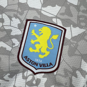 Camisa Aston Villa Third 2025/26 Branca - Versão Torcedor