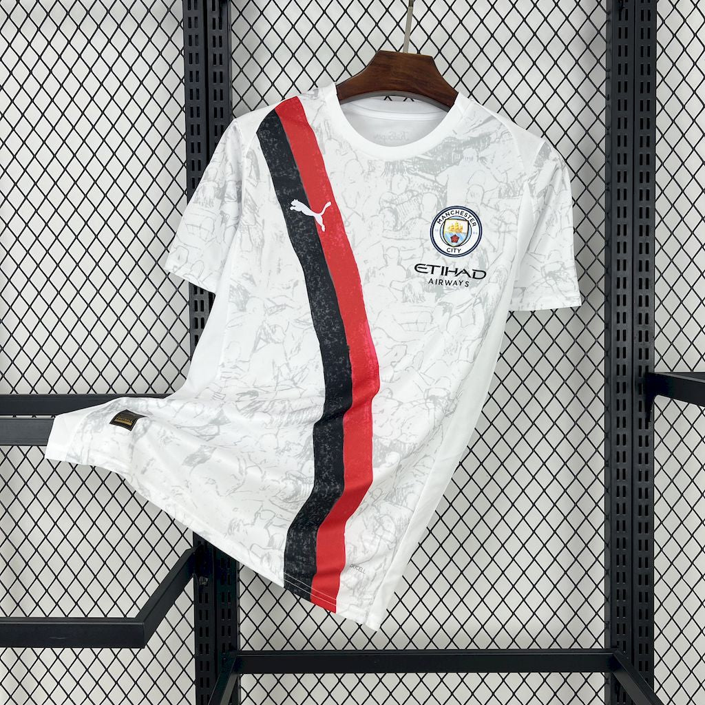 Camisa Manchester City Away 2025/26 Branca - Versão Torcedor