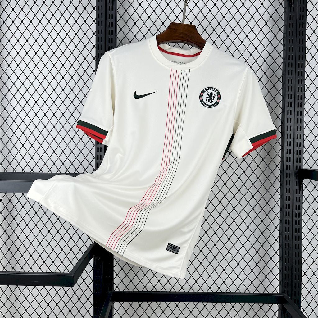 Camisa Chelsea Away 2025/26 Branca - Versão Torcedor