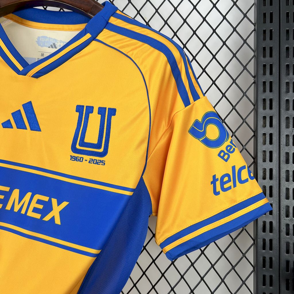 Camisa Tigres UANL 2025/26 Amarela - Versão Torcedor