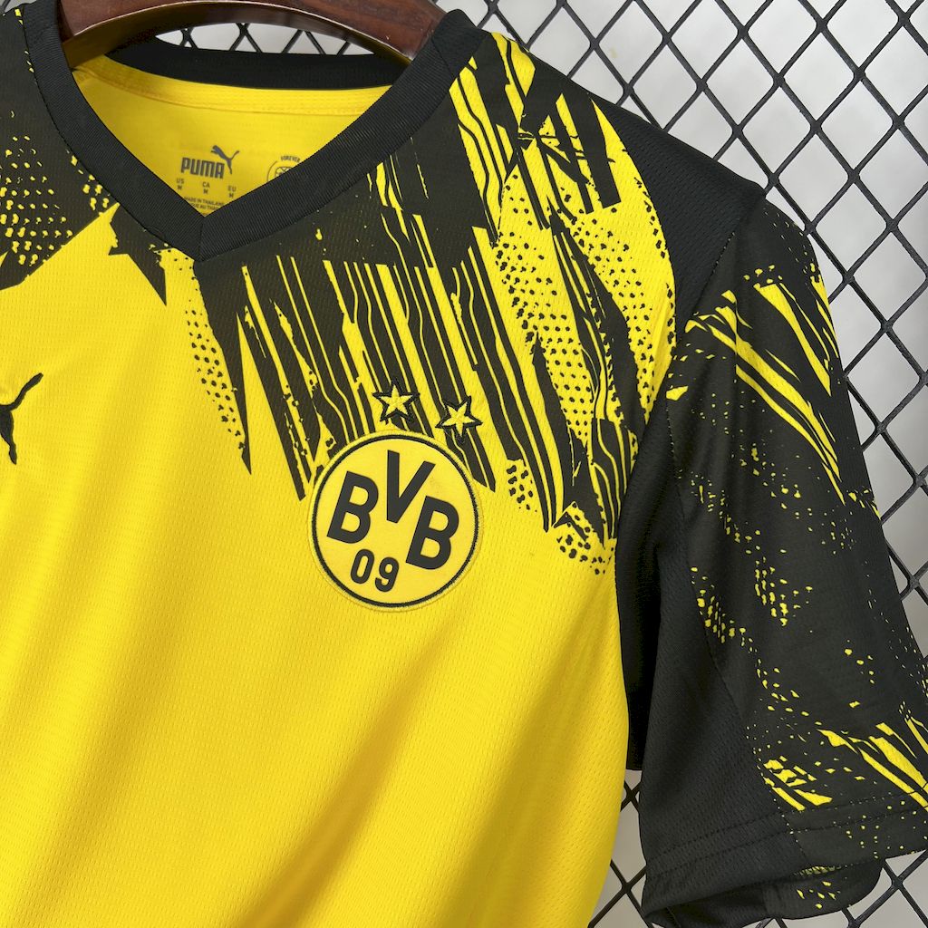 Camisa Borussia Dortmund Home 2025/26 Amarela e Preta - Modelo Torcedor