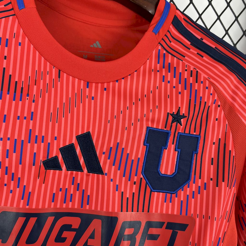 Camisa Universidade do Chile Away 2025/26 Laranja - Versão Torcedor