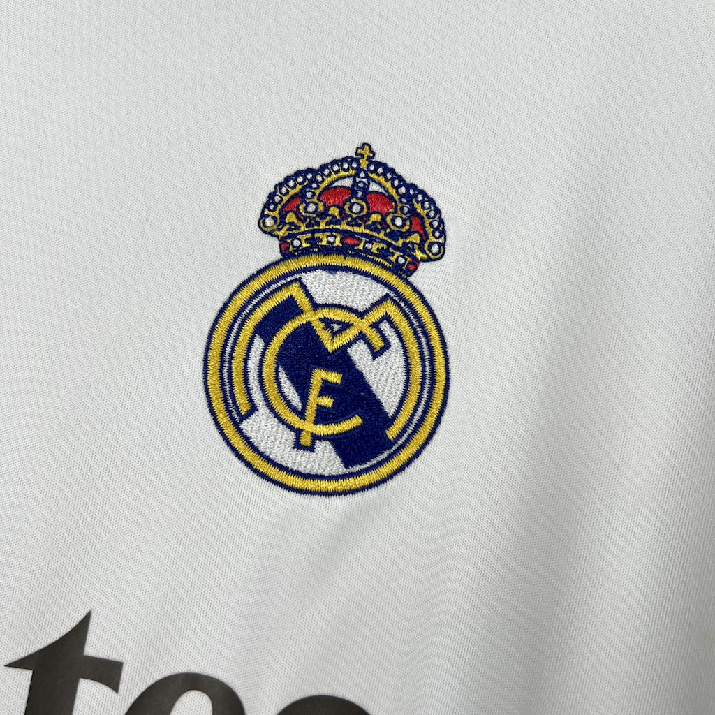 Camisa Real Madrid I 2025/26 Manga Longa - Modelo Torcedor