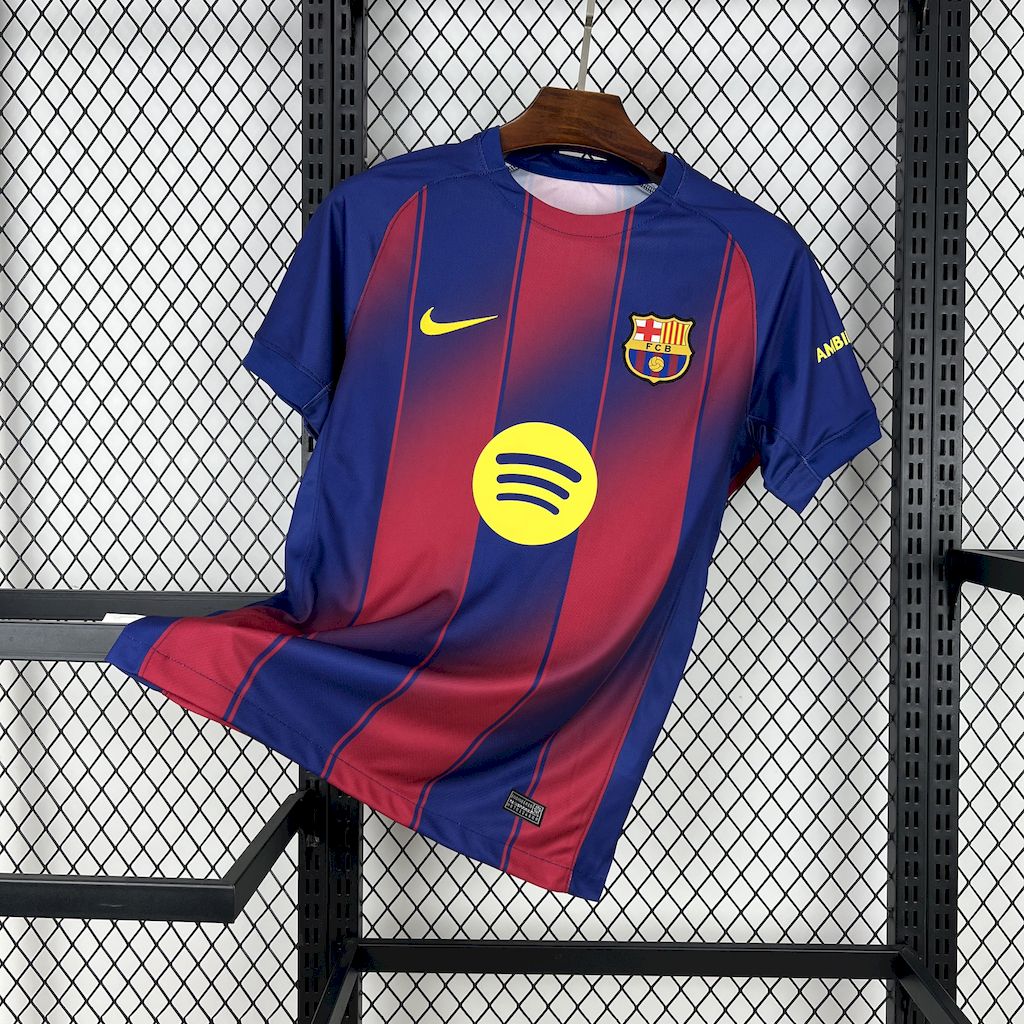 Camisa Barcelona Home 2025/26 Grená - Modelo Torcedor