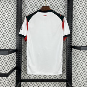 Camisa AC Milan Away 2025/26 Branca - Modelo Torcedor