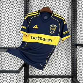 Camisa Boca Juniors Home 2025/26 Azul e Amarelo  - Modelo Torcedor