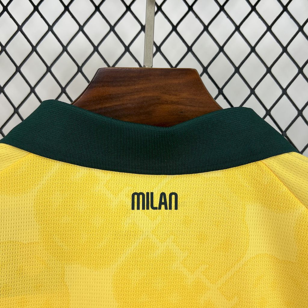 Camisa AC Milan Third 2025/26 Amarela - Modelo Torcedor