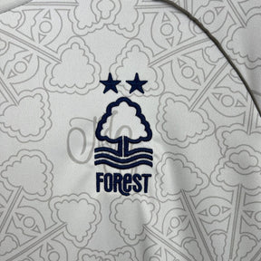 Camisa Nottingham Forest Away 2025/26 Branca - Modelo Torcedor