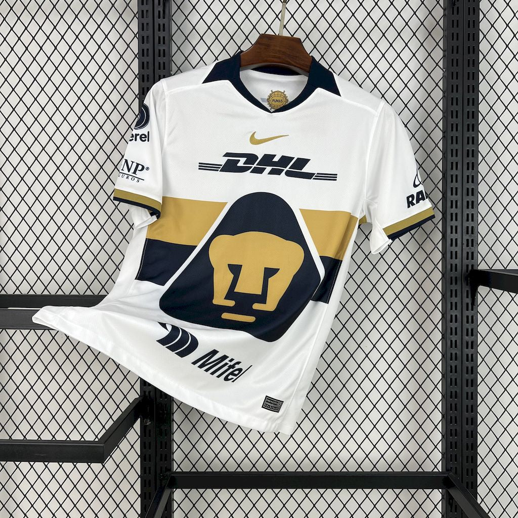 Camisa Pumas 2025/26 Branca - Versão Torcedor