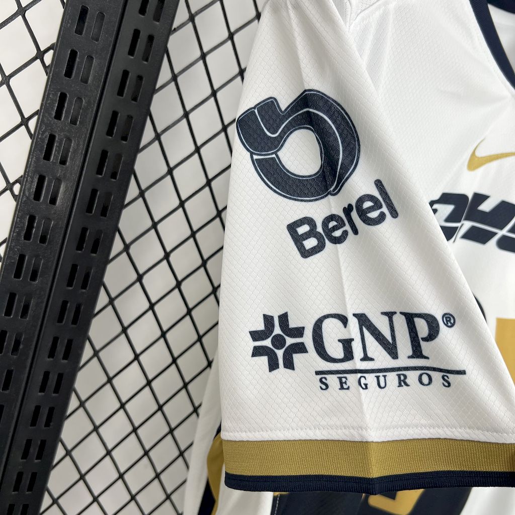 Camisa Pumas 2025/26 Branca - Versão Torcedor