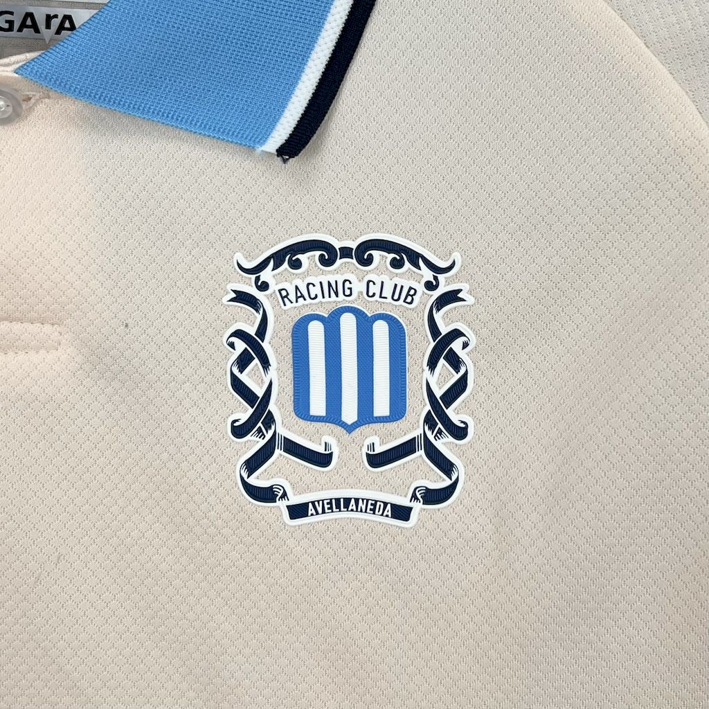 Camisa Racing Third 2025/26 Bege - Versão Torcedor