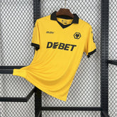 Camisa Wolverhampton Home 2025/26 Amarela - Versão Torcedor
