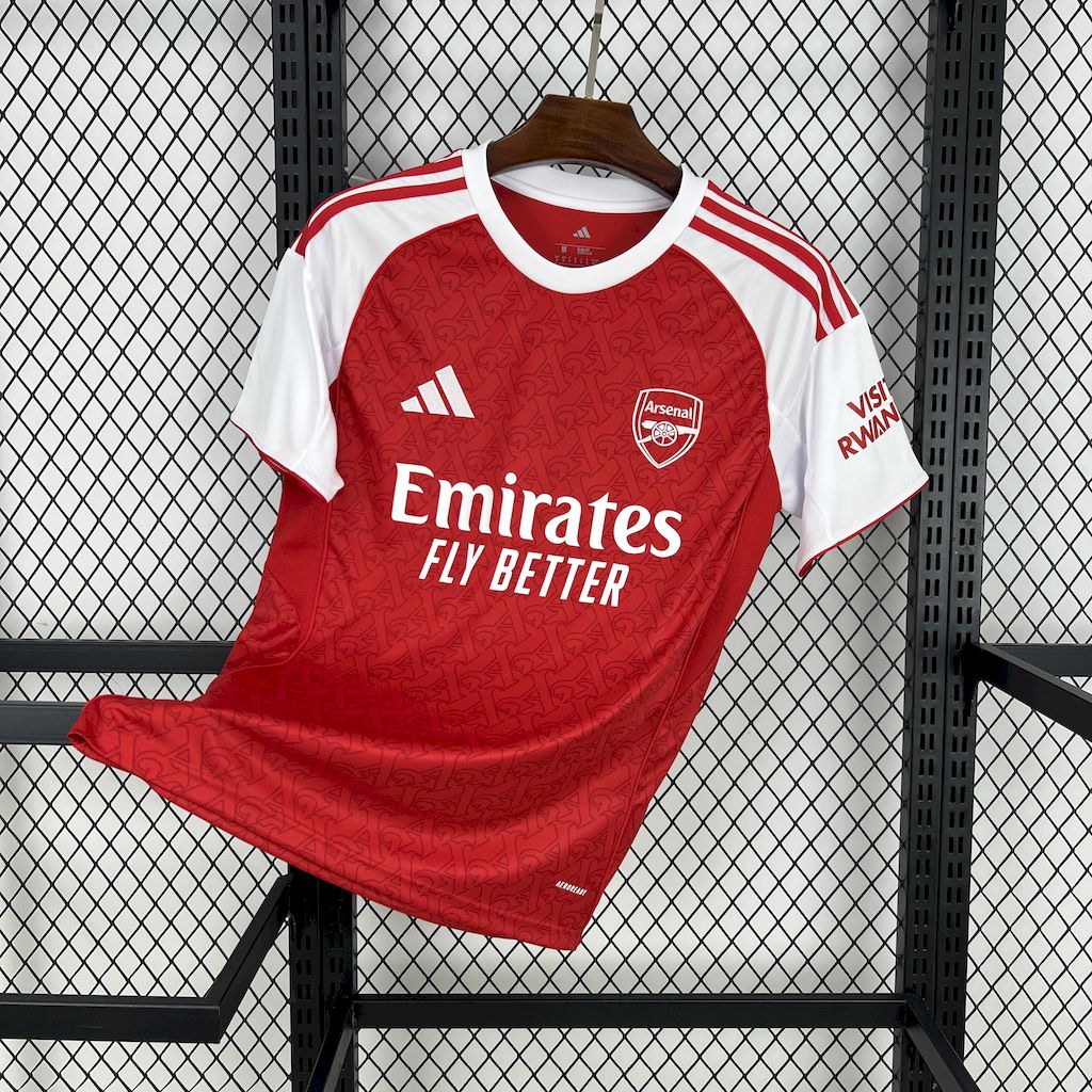 Camisa Arsenal Home 2025/26 Vermelha - Modelo Torcedor
